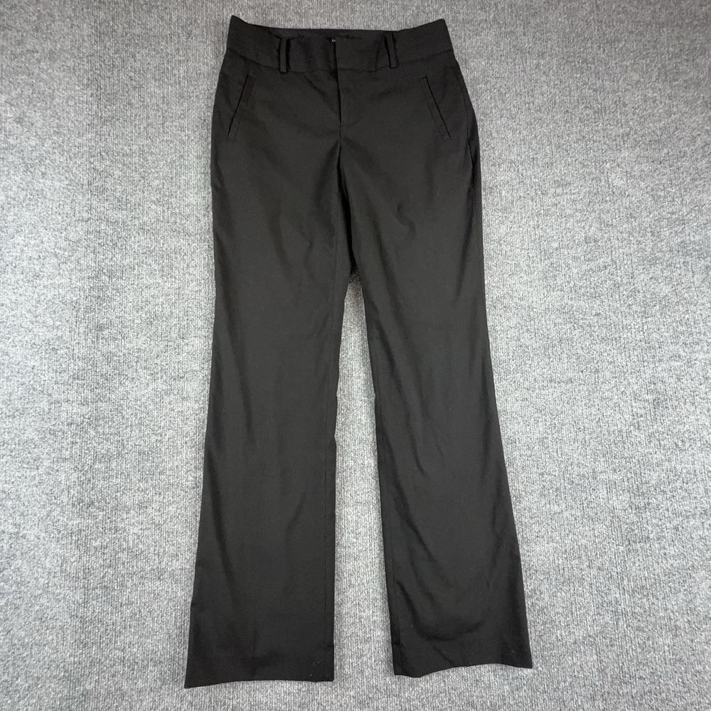 Banana Republic Dress Pants Womens 4 Black Jackson Fit Straight Stretch Work